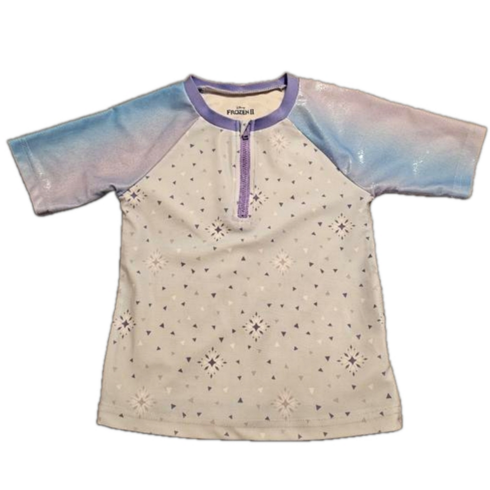 Disney Frozen girls 4T swim shirt